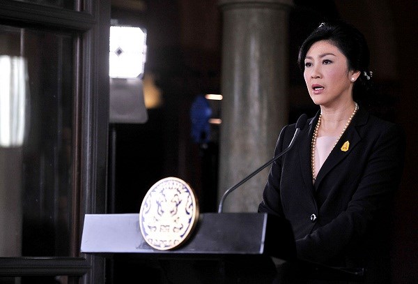 Thủ tướng Yingluck Sinawatra tuyên bố sẽ không lùi bước.